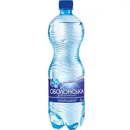 Вода мінеральна Оболонь Оболонська сильногазована 1 л