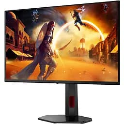 TFT 27" AOC Q27G4ZDR, QD-OLED, 240Гц, 0,03мс, 2хHDMI, DP, USB-hub, HAS, Pivot, чорно-червоний - мініатюра 3