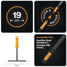 Сапка для коренеплідних Fiskars OneClick 19 см (1080683) - мініатюра 3
