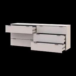 Комод Doros Рон 9 Кашемір 6 Шухлядок 160х38х62 (41516174) - мініатюра 3