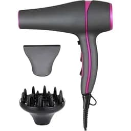 Фен для укладання волосся XPRO V-402 професійний з насадками сірий (VGR V-402_819)