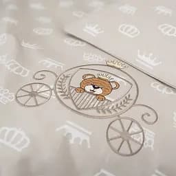 Комплект постільної білизни в коляску Papaella, бежевий, 80х60 см (8-10446) - мініатюра 4
