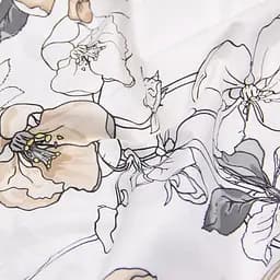 Комплект постільної білизни Cosas Exotic flowers CS2 Сімейний бежевий (FlowersBeigeWhite_Magnolia12_160x2) - мініатюра 9