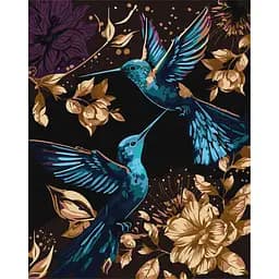 Картина за номерами "Танець у повітрі" Ідейка KHO6592 з фарбами металік 40х50 см