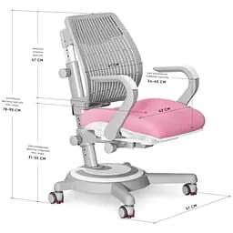 Дитяче крісло Mealux Ergoback KP (Y-1020 PN)  - мініатюра 2