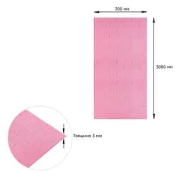 Самоклеюча 3D панель під рожеву цеглу Sticker Wall 3080х700х3мм