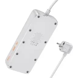 Мережевий подовжувач Hoco AC22 Sunlight 4-bit (PD30W/1C3A) Desktop Socket Black - мініатюра 3