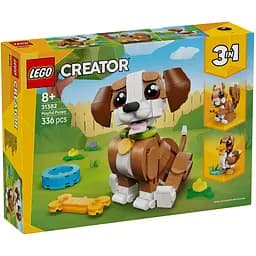 Конструктор LEGO Creator Чарівні тварини: грайливе цуценя 336 деталей (31382)