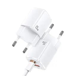 Блок швидкого заряджання USAMS T37 Super Si Fast Charger US-CC128 Адаптер мережевий - мініатюра 4