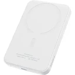 Аккумулятор внешний магнитный Baseus Magnetic Mini Wireless Fast Charge 20W 5000 mAh белый P10022107223-00