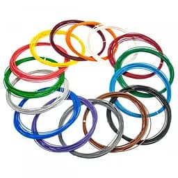 Набор ABS пластика для 3D ручки (15 цветов, 150 м) [52536]