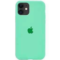 Чохол Epik Silicone Case Full Protective AA для Apple iPhone 11, 6.1 Зелений/Spearmint