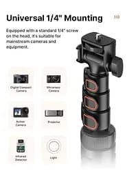 Штатив Ulanzi Vijim TB64 1.6M Multifunction Tripod UV-T115GBB1 TB64 Black - мініатюра 6
