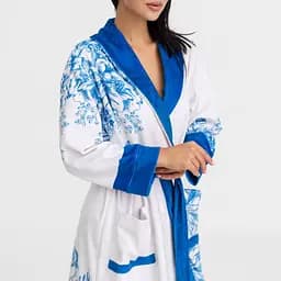 Халат жіночий з плюшевого велюру ексклюзивний Mirami 18295 L-XL - мініатюра 2