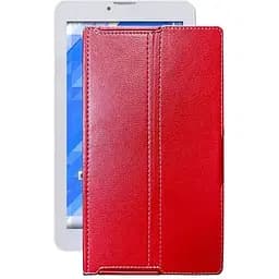 Чохол StatusCASE з екошкіри для планшету Pixus Play V4.0.7 3G Червоний