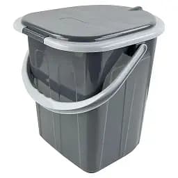 Біотуалет Bo-Camp Portable Toilet Square 20лiters Grey (DAS303293) - мініатюра 4
