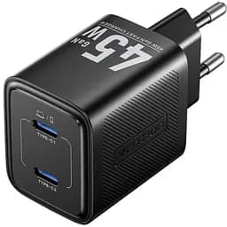 Зарядний пристрій Vention 2xUSB-С 45W GaN чорний (FEFB0-EU) - мініатюра 7
