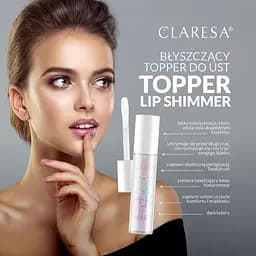 Блиск для губ Claresa Topper Lip Shimmer відтінок 01 (Blew blue) 4.4 г - мініатюра 3
