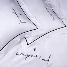 Комплект постільної білизни MirSon Imperial Tencel №01 White 160x220 см (2200010753240) - мініатюра 2