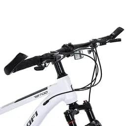 Велосипед SKD75 MTB 2605-2, 26 дюймів, сталева рама 16 Sunrun 24SP білий - мініатюра 5
