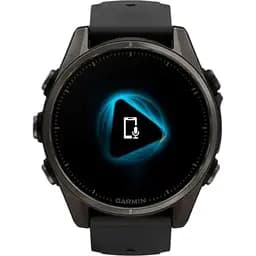 Смарт-годинник Garmin Fenix ​​8 Amoled Sapphire Carbon Gray DLC Tit. w. Black/Pebble Gray S. Band 43 mm (010-02903-20) - мініатюра 9