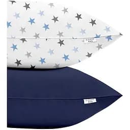 Набір наволочок Cosas G&B Stars CS1 50х70 см (SetPillow_StarGreyBlue_DBlue_50x70)