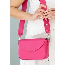 Жіноча шкіряна сумка Molly фуксія