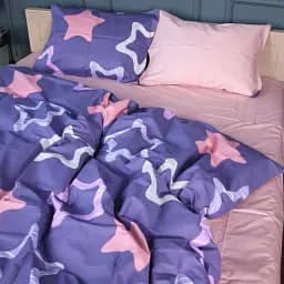 Підковдра MirSon Сатин 22-1375 Violet Stars 200х220 см (2200010475364)