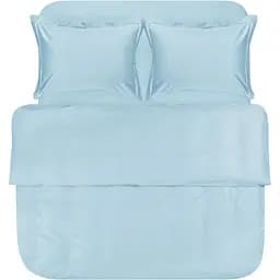 Постільна білизна Lotus Home Dakota Modern полуторний сатин блакитна (svt-2000022351423)