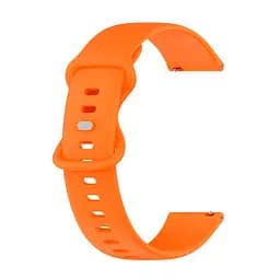 Ремінець для Samsung Galaxy Watch 6 40mm 6 44mm - Помаранчевий ширина кріплення 20мм силікон Watchbands Eight (W40-9WB16546576) - мініатюра 2
