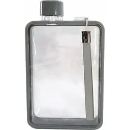 Пляшка для води Bella Line Art 380 мл сіра (60010118LA-07)