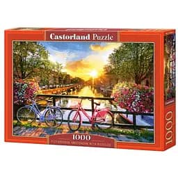 Пазл Castorland Мальовничий Амстердам з велосипедами 1000 ел. (C-104536)