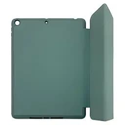 Чохол-книжка CDK для Apple iPad 10.2" 8gen 2020 екокожа/силікон Smart Case cлот стилус (011189) green - мініатюра 3