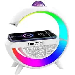 Музыкальный ночник RGB G2388A настольная аккумуляторная лампа с колонкой Bluetooth 15 Вт
