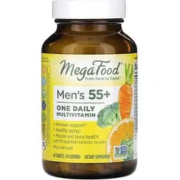 Мультивитамины для мужчин 55+ MegaFood Men Over 55 One Daily 60 таблеток