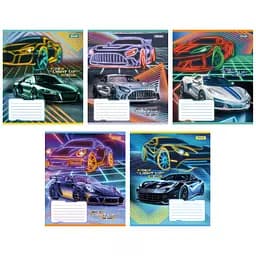 Тетради ученические 60 листов линия 1В Lights up, 10 шт. в упаковке