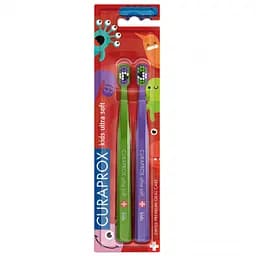 Набір дитячих зубних щіток Curaprox Kids Ultra Soft 2 шт.