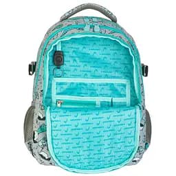 Рюкзак шкільний ортопедичний Head 3 HD-239 38х28х17 см сірий з бірюзовим (502019024) - мініатюра 4