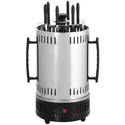 Електрошашличниця Crownberg CB 7416 на 6 шампурів 1000 Вт Cріблястий