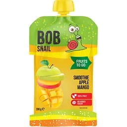 Пюре фруктове Bob Snail Смузі Яблуко-Манго пастеризоване 200 г