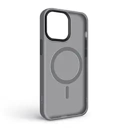 Чехол для Apple iPhone 14 Pro Max, Uniq MagCase, серый, противоударный, панель-накладка с MagSafe, ударопрочный TPU+PC, с магнитом MagSafe, поддержка полноценной беспроводной зарядки, ArmorStandart (ARM75281) - мініатюра 2