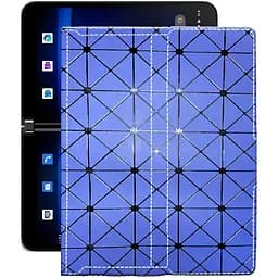 Чохол StatusCASE з екошкіри для планшету Microsoft Surface Duo Синій ромб