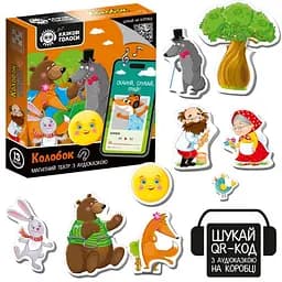 Дитячий розвивальний магнітний театр "Колобок" Vladi Toys VT3206-38 з аудіоказкою Казкові голоси - мініатюра 3
