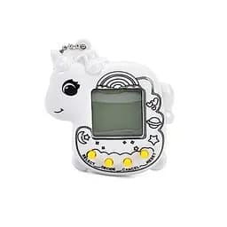 Гра "Тамагочі" 158A-41-42-43, 5,5-5-2см, звук, ч/б екран, на батарейці, в коробці (6903317756322) Єдиноріг Білий