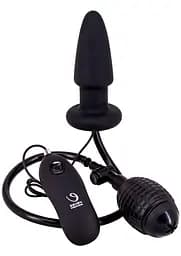 Анальный расширитель Seven Creations Fanny Hills Butt Plug 10 см (чёрный)