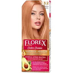 Стойкая крем-краска для волос Florex Super 3.2 Карамель