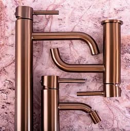 Змішувач для біде Rea Lungo brushed copper REA-B1116, Теплий захід сонця - мініатюра 3