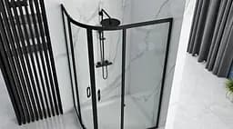 Душова кабіна Rea Look black 80x100 REA-K7900, Чорний матовий, Універсальна - мініатюра 5