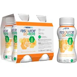 Набір ентеральне харчування Nestle Health Science Resource 2.0+Fibre зі смаком ванілі 4 шт. х 200 мл
