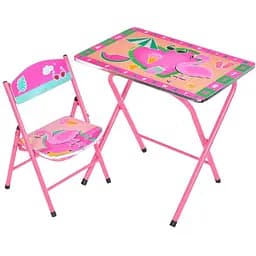 Столик складаний зі стільцем "Фламінго" Bambi M 19-PFL